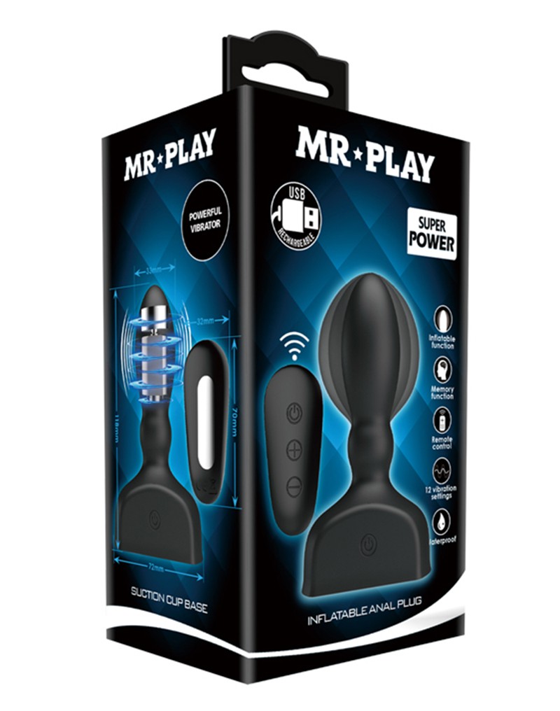 4: Mr. Play - Aufblasbarer Butt Plug