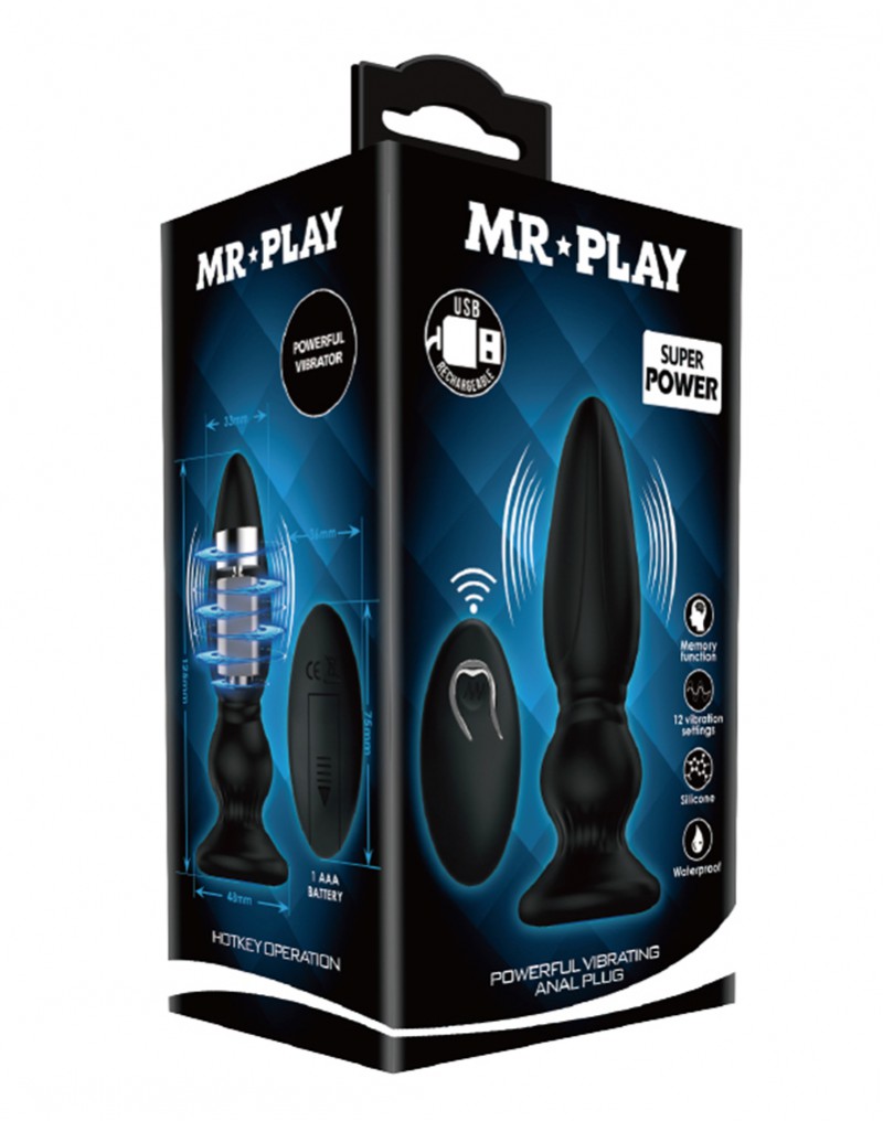Mr. Play - Vibrierender Analplug