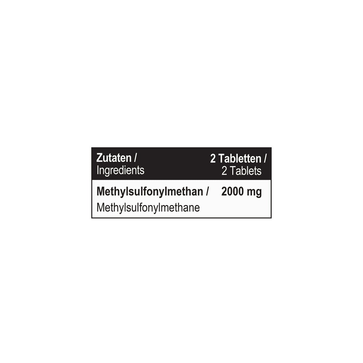 MSM 1000 90 Tabletten