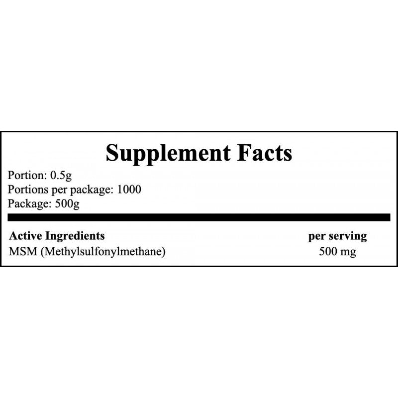 MSM - 500g x10