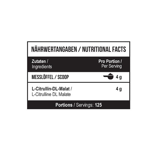MST - Citrulline Malat 500g Unflavored