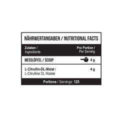 MST - Citrulline Malat 500g Unflavored