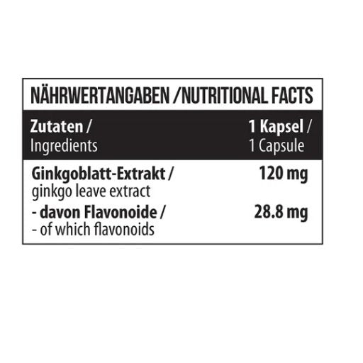 MST - Ginkgo Biloba 60 Kapseln