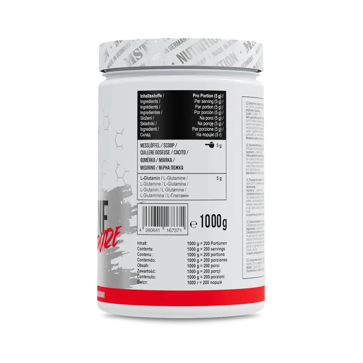 MST - Glutamine 1000g