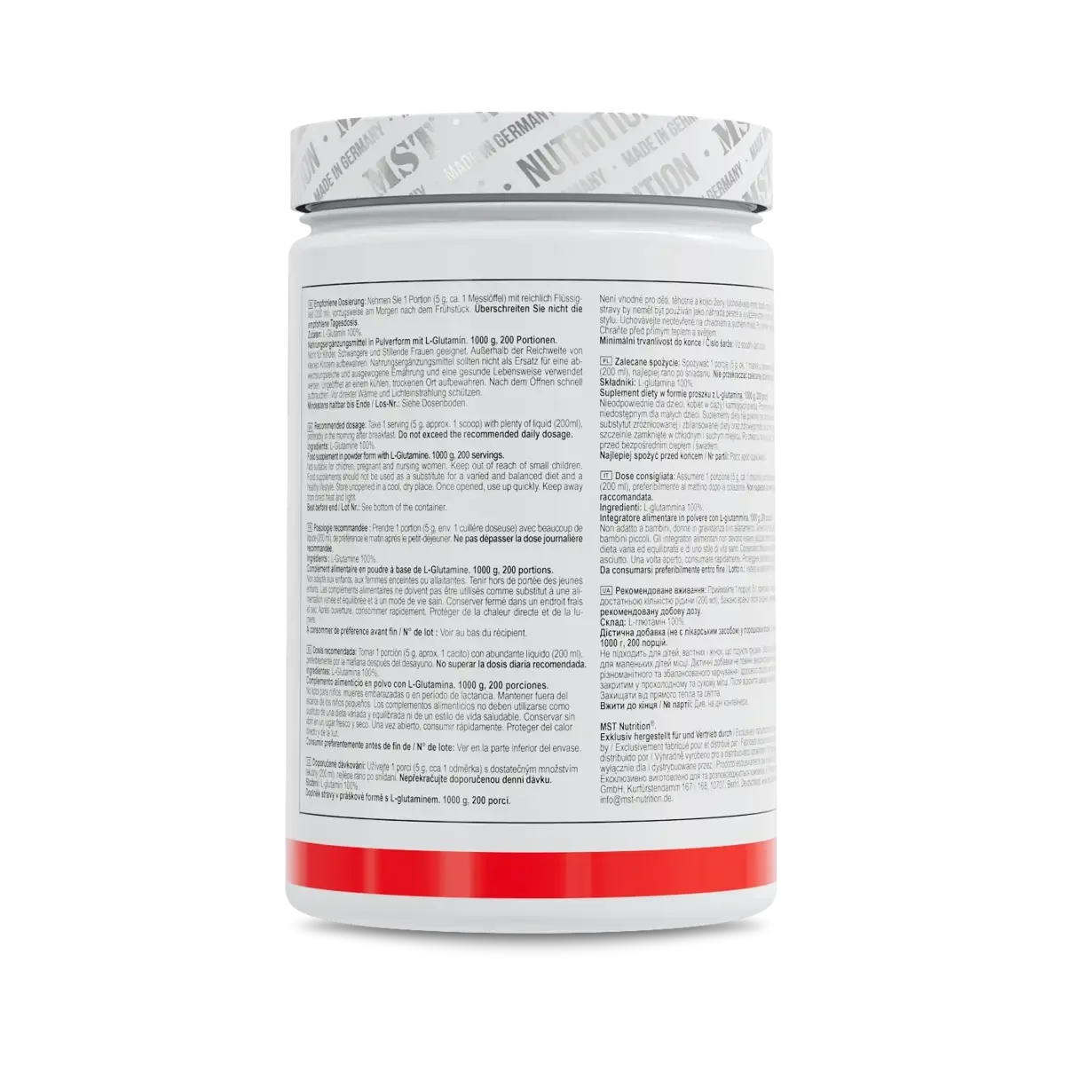 MST - Glutamine 1000g