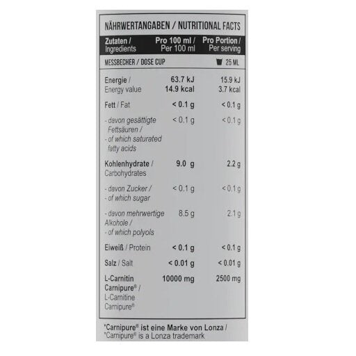 MST - L-Carnitine Carnipure® 50.000 - 500 ml