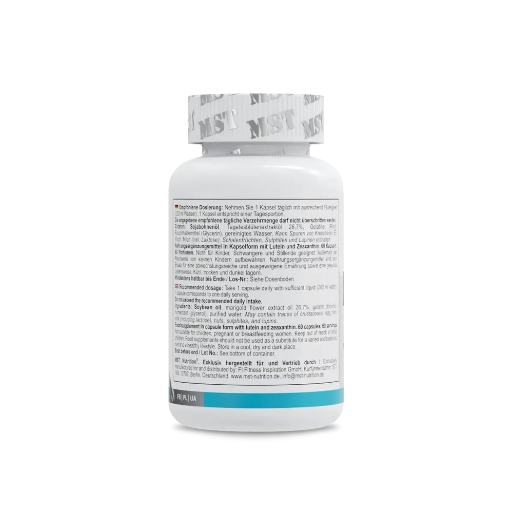 MST - Lutein+Zeaxanthin 40mg - 60 Caps