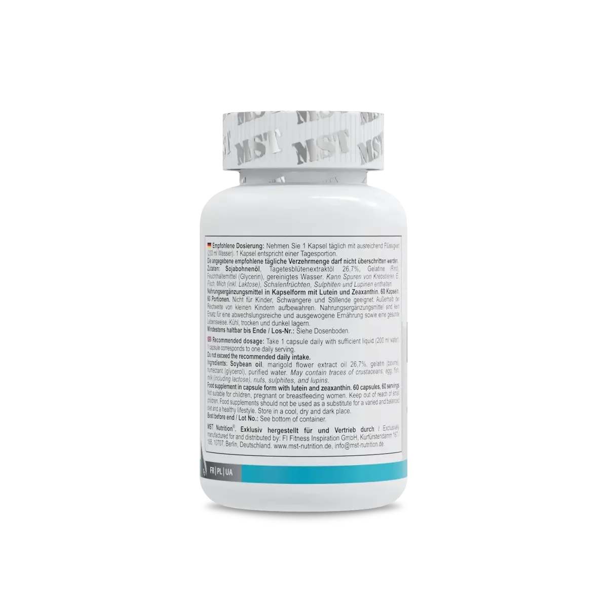 MST - Lutein+Zeaxanthin 40mg - 60 Caps