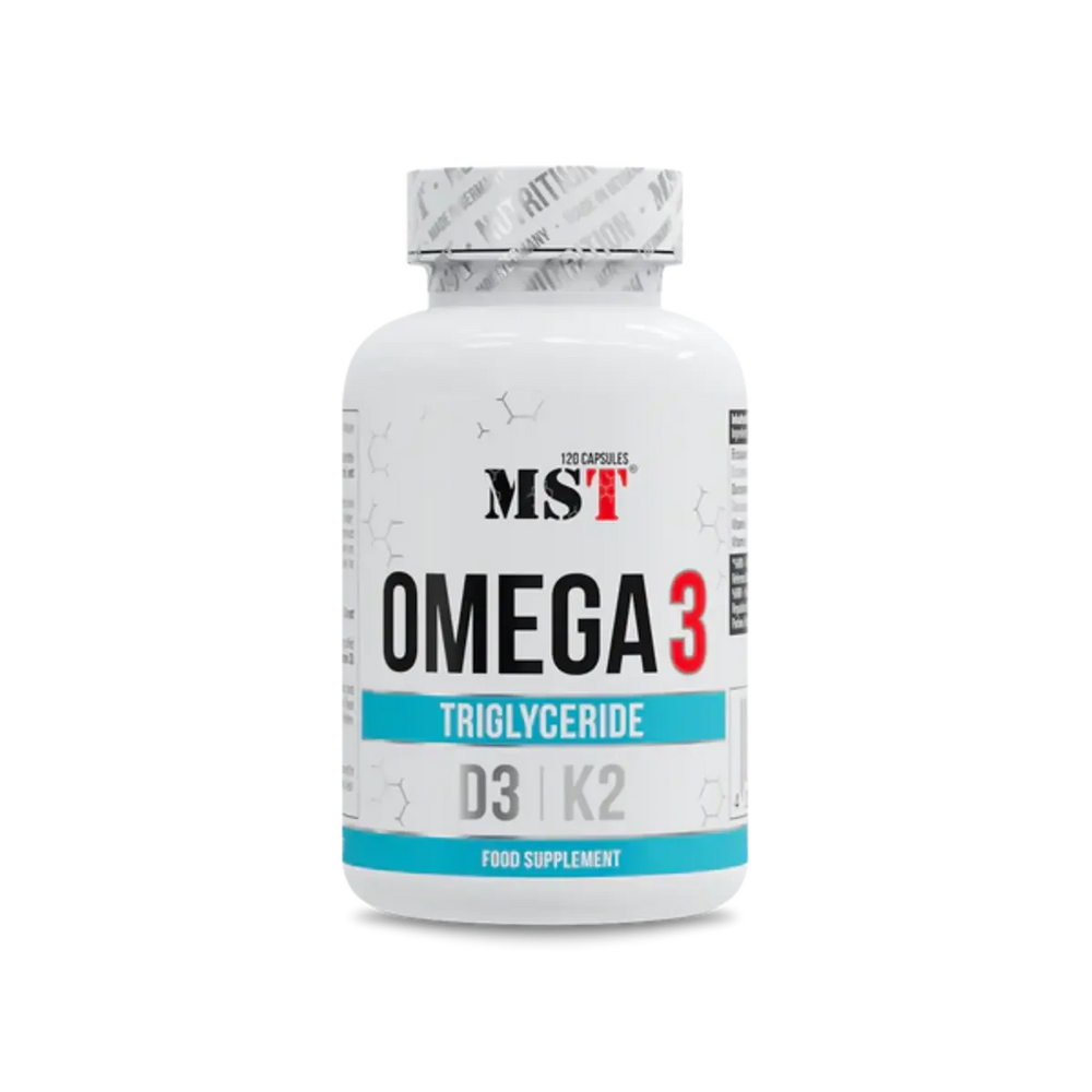 MST - Omega 3 500 mg D3 + K2 120 Softgels