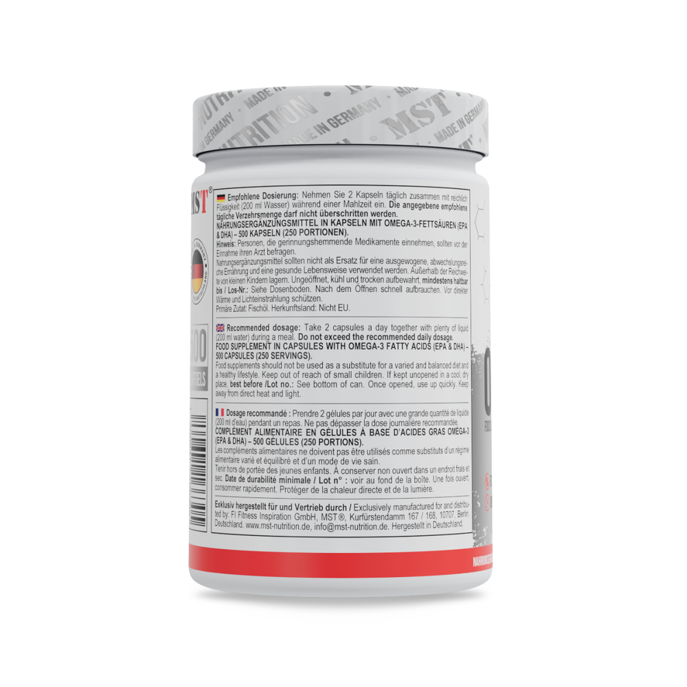 MST - Omega 3 Selected 500 Kapseln