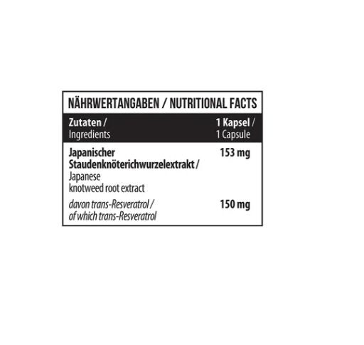 MST - Resveratrol 150mg 60 Kapseln