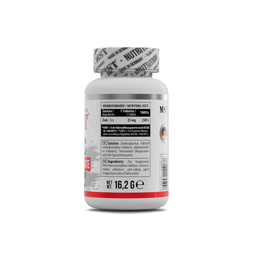 MST - Zinc Chelate Bisglycinate 90 Tabletten