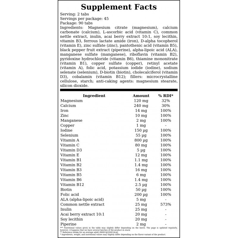Multivitamin for Women - 90tabs.