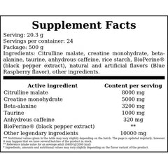 Mutant ALL-IN - 500g - Blue Raspberry