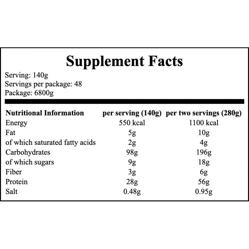Mutant Mass - 6800g - Strawberry - Banana x2