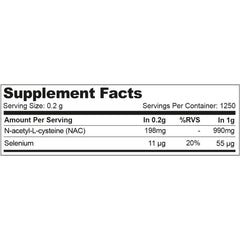 NAC - 250g - Unflavored x12