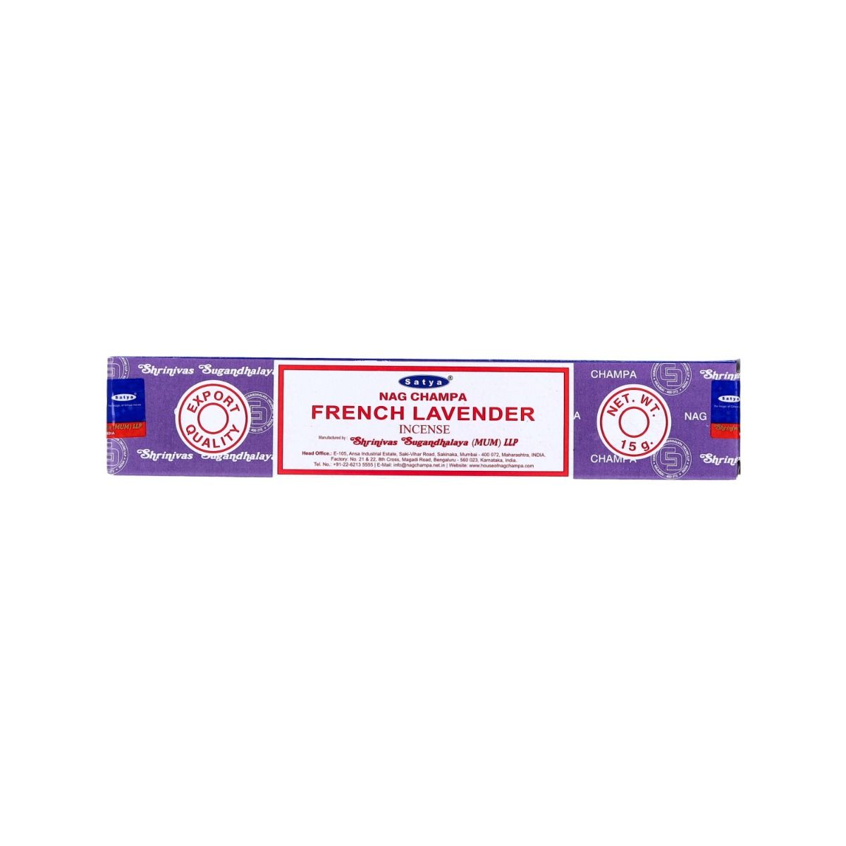 Räucherstäbchen Nag Champa French Lavender 15g