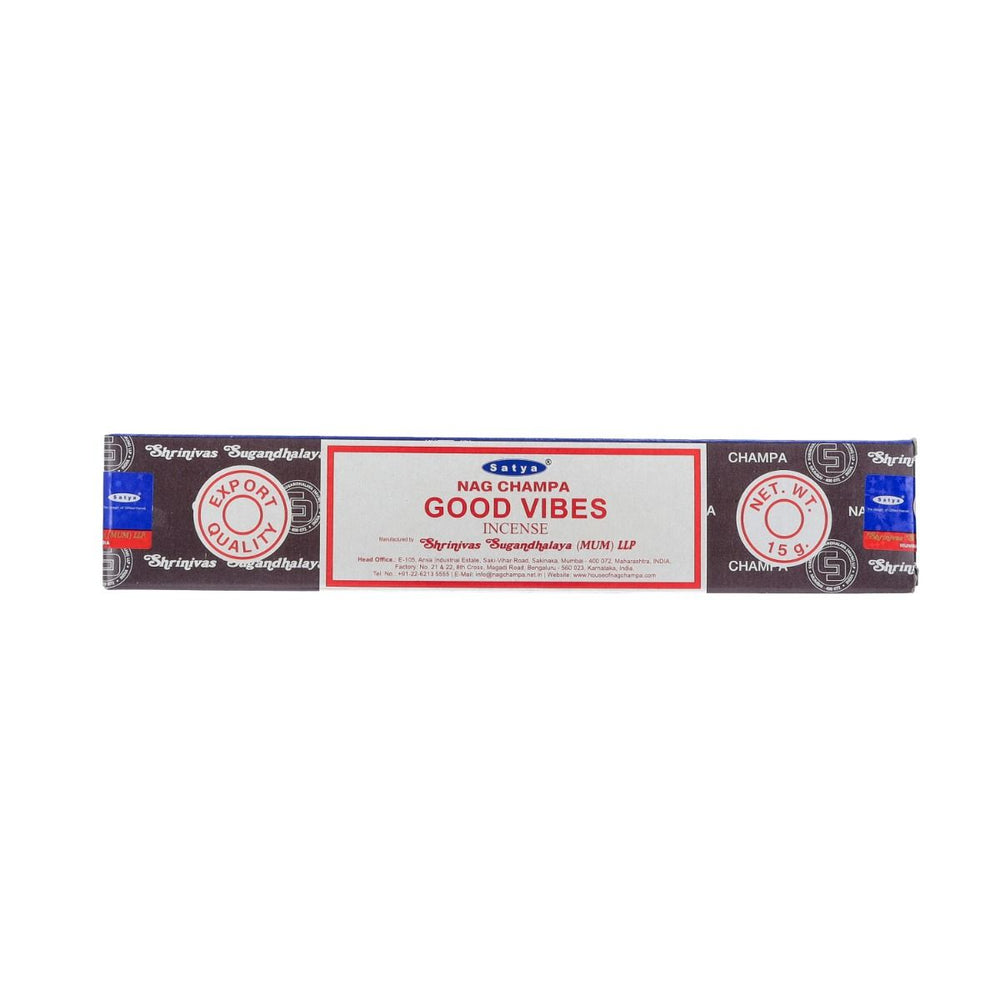 Räucherstäbchen Nag Champa Good Vibes 15g
