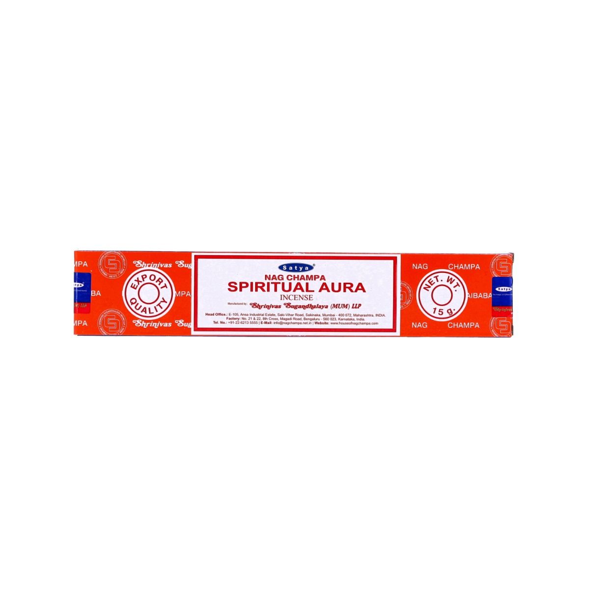 Räucherstäbchen Nag Champa Spiritual Aura 15g