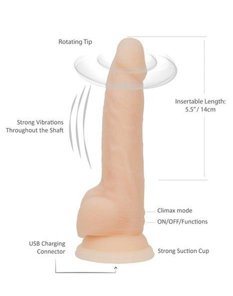 9: Naked Addiction Rotating & Vibrating Dong