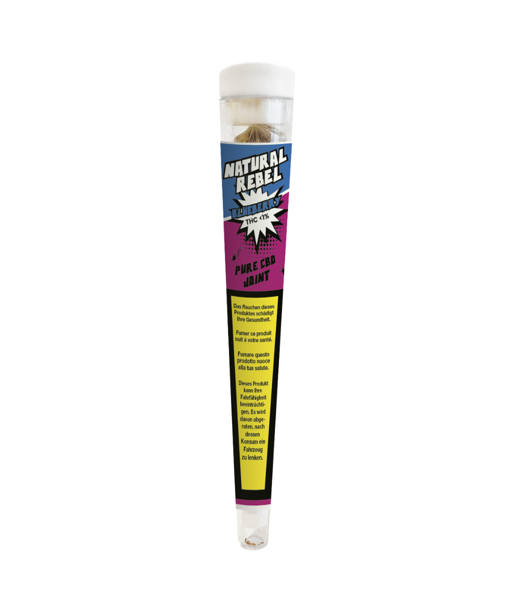 Natural Rebel Pre Rolled - Blueberry