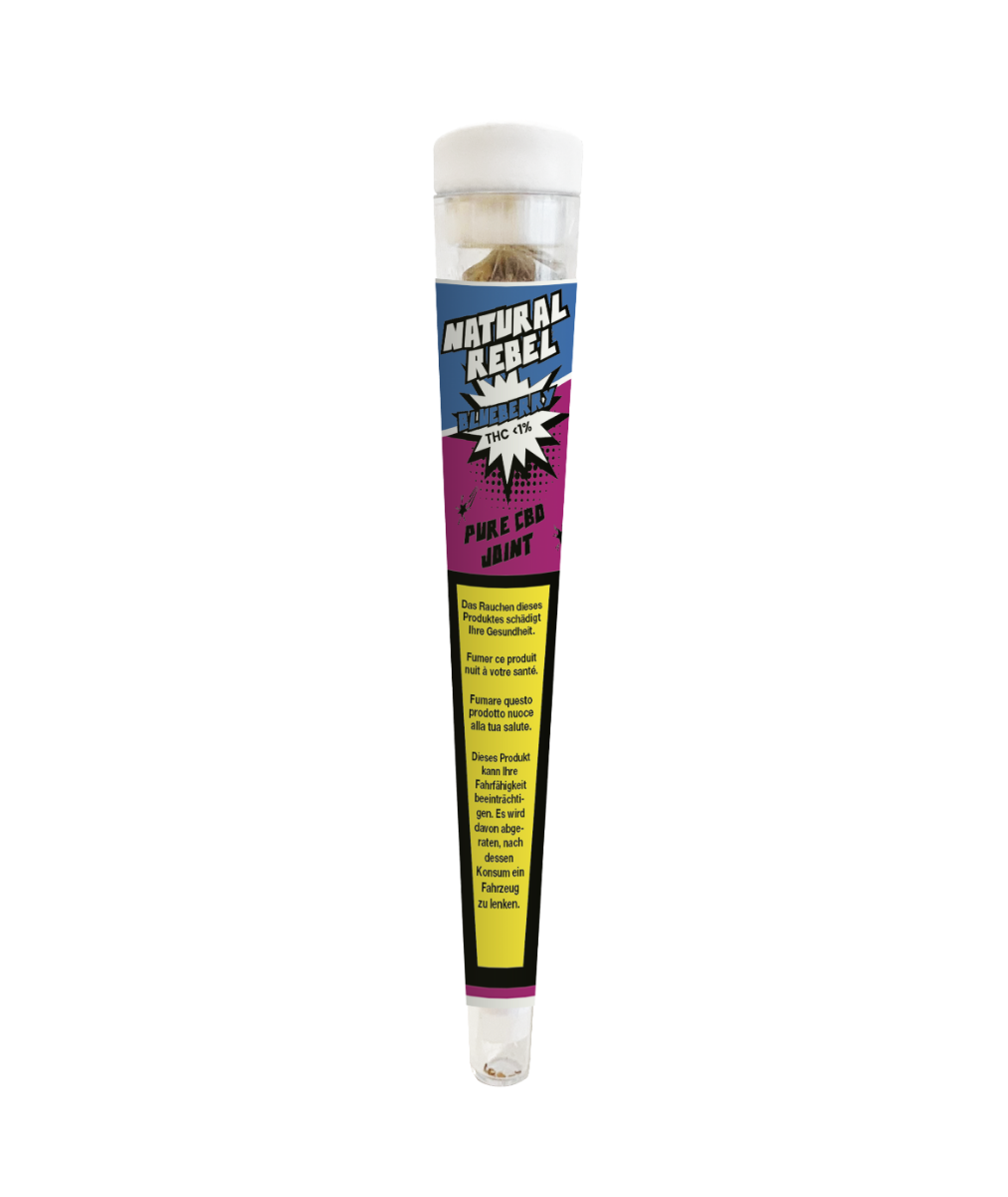 Natural Rebel Pre Rolled - Blueberry