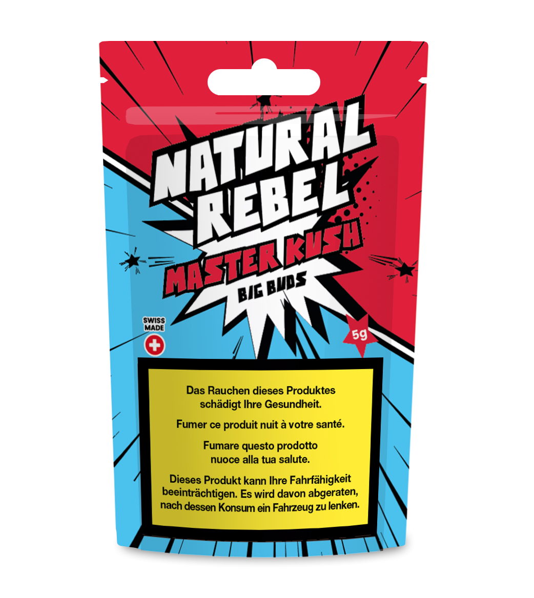 Natural Rebel CBD Big Buds, Master Kush 5g