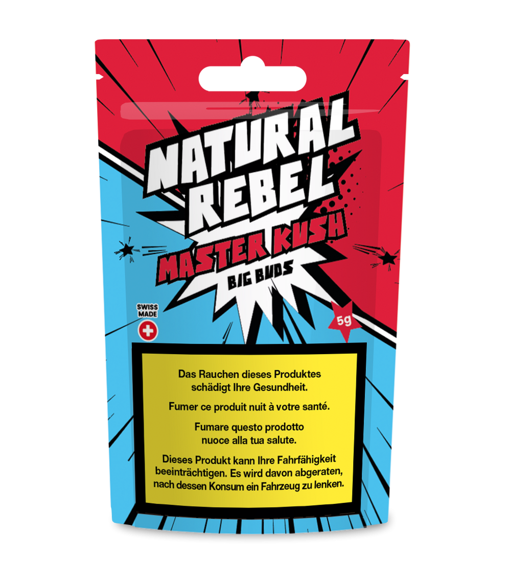 Natural Rebel CBD Big Buds, Master Kush 5g