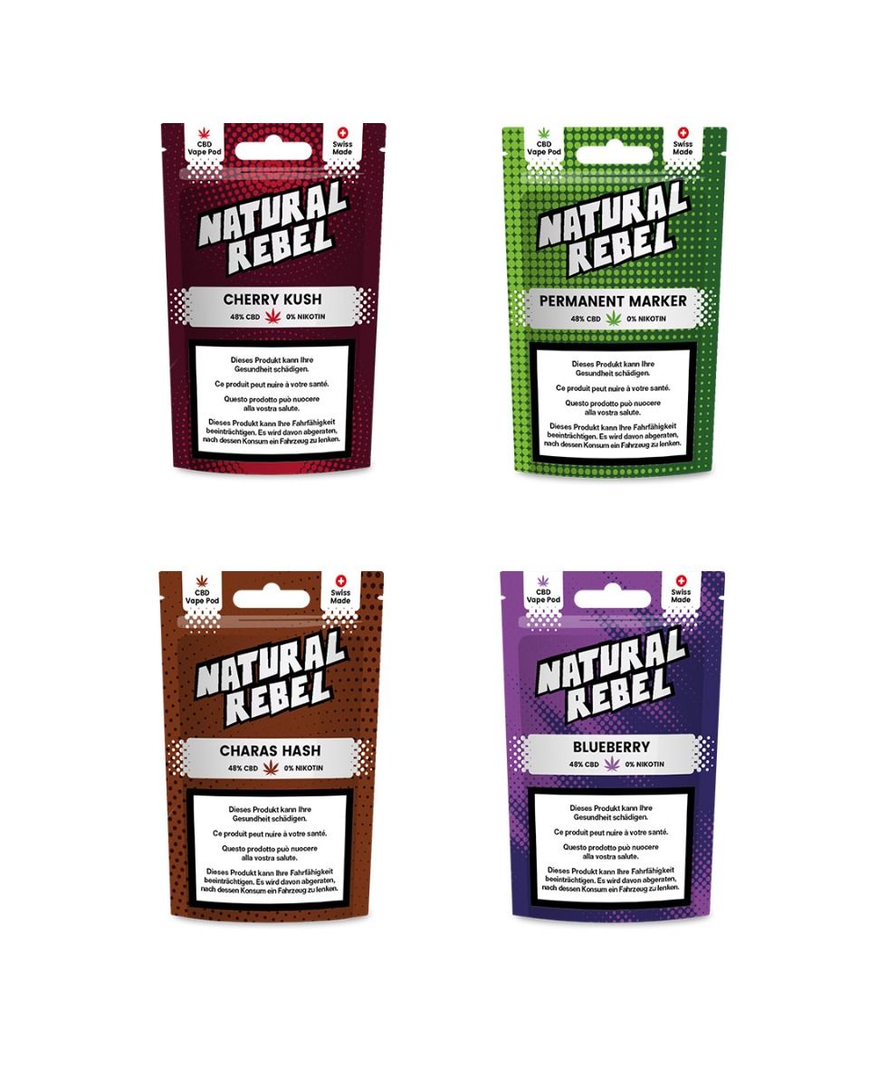 Natural Rebel CBD Vape Pod 1ml