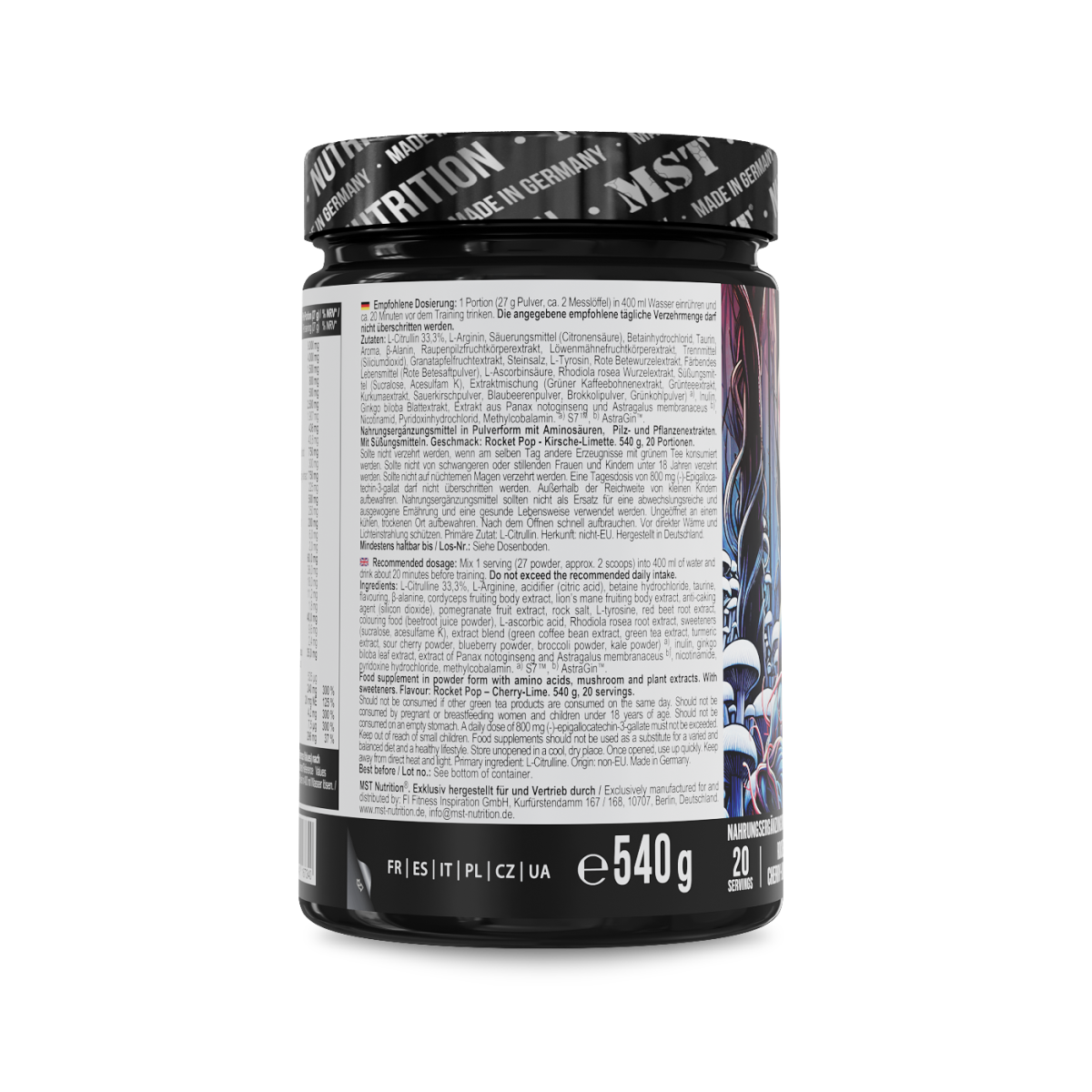 NeuroPump 540 g Rocket Pop Cherry-Lime
