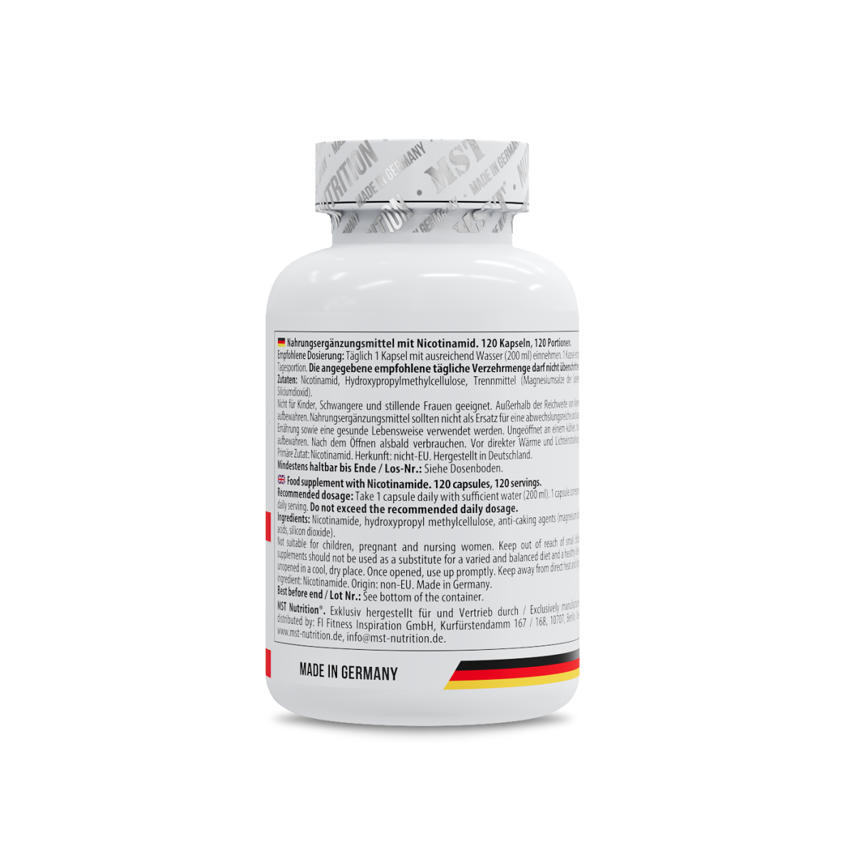 Niacin (flush-free) 120 Kapseln