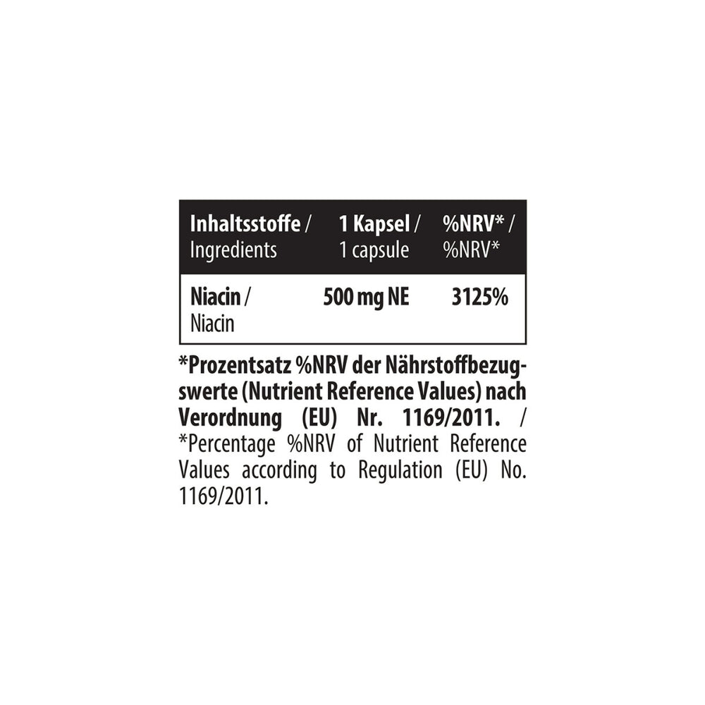 Niacin (flush-free) 60 Kapseln