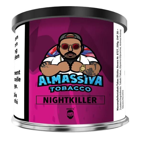 Al Massiva Shisha Tabak - Night Killer 200g
