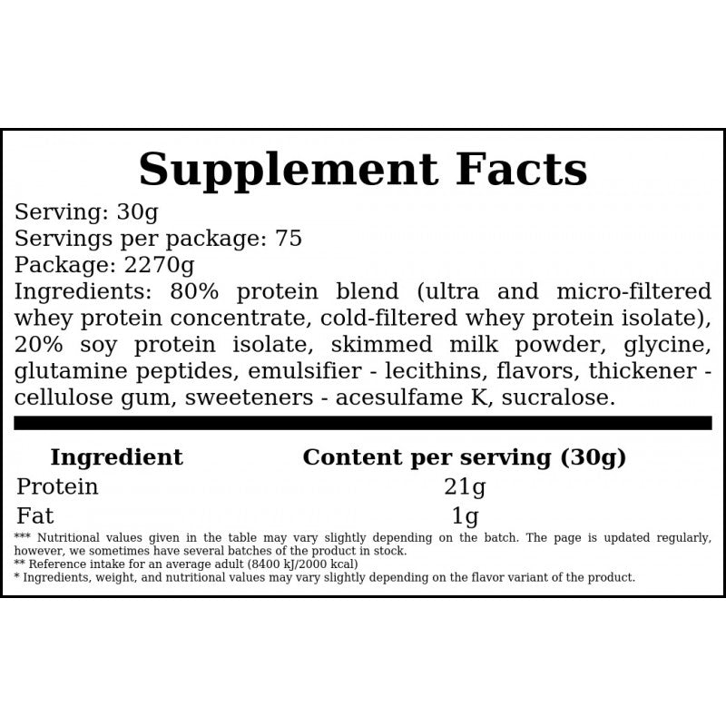 Nitro Whey - 2270g - Strawberry