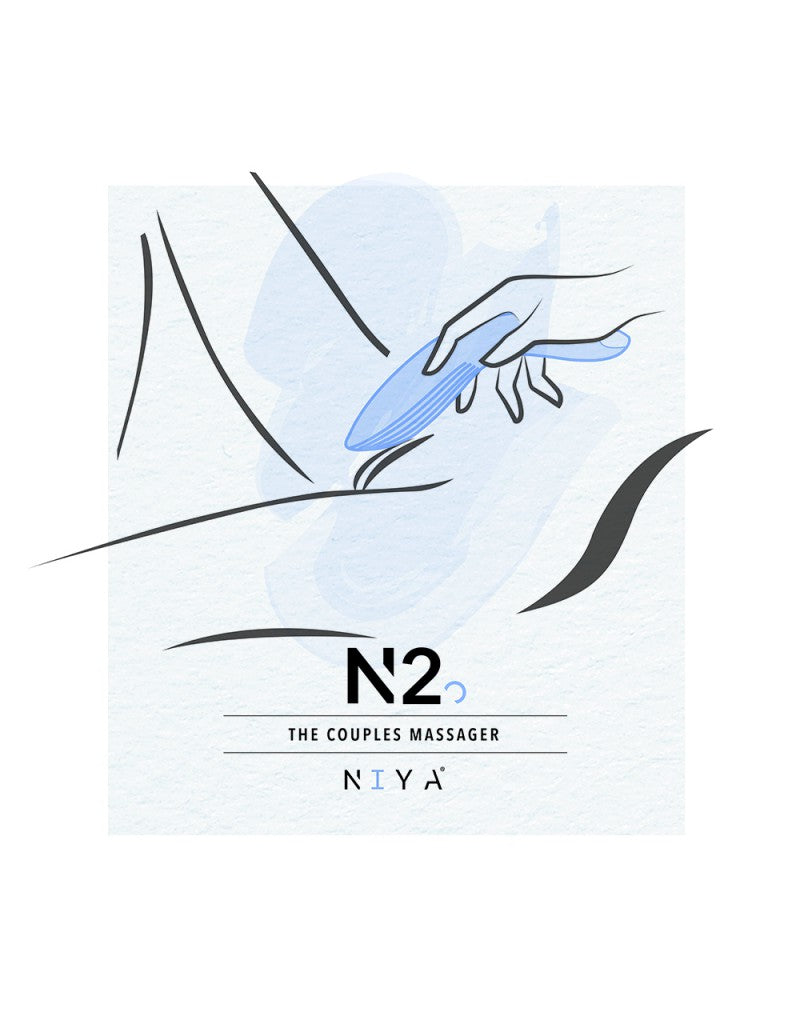 NIYA - NIYA 2 - Massagegerät für Paare - Hellblau