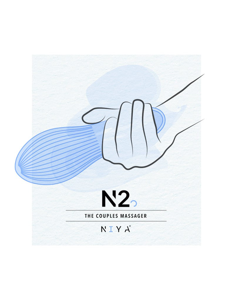 NIYA - NIYA 2 - Massagegerät für Paare - Hellblau