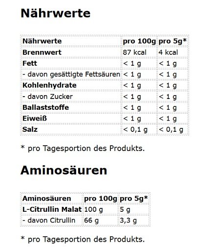 NNT Citrullin 210g