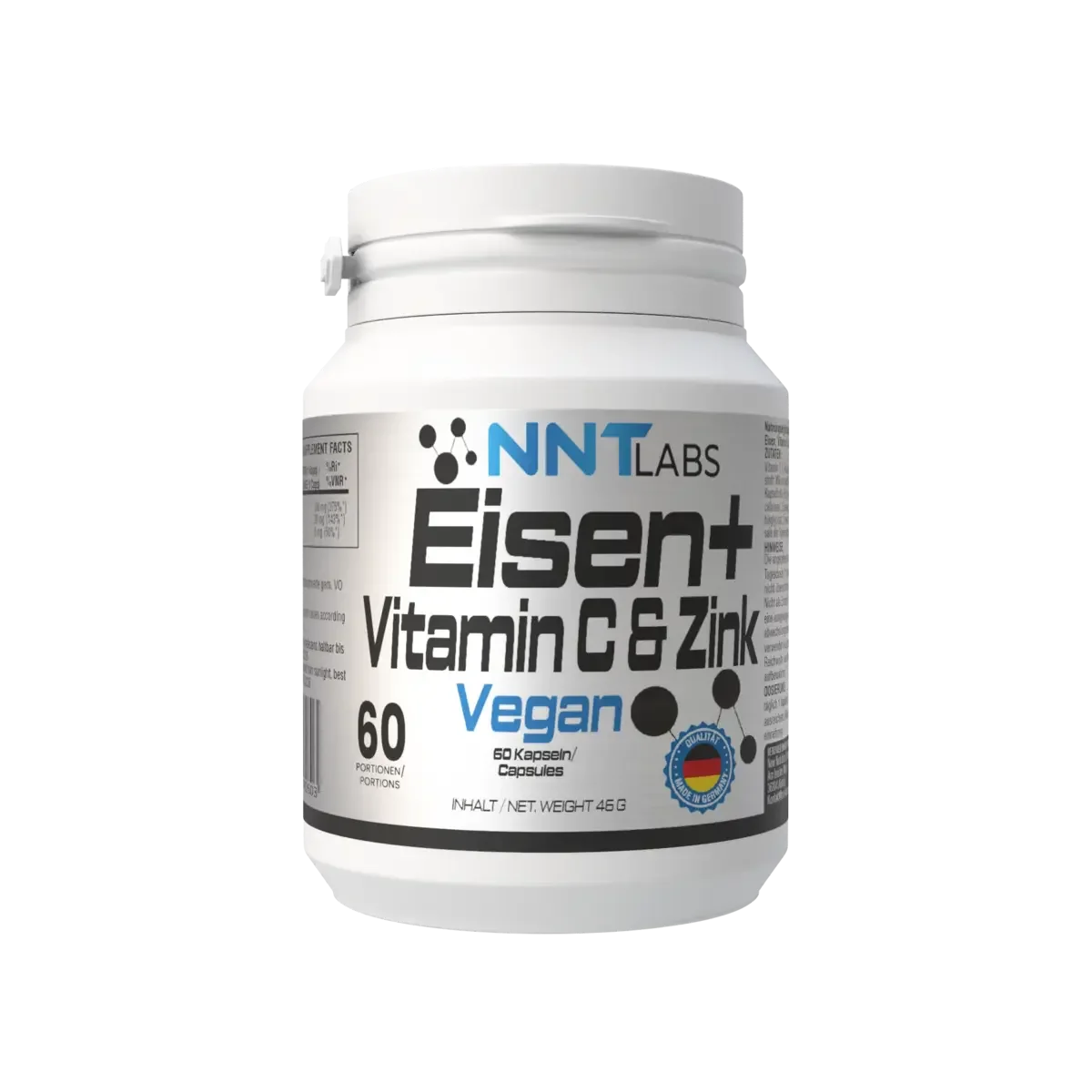 NNT Eisen + Vitamin C + Zink 60 Kapseln