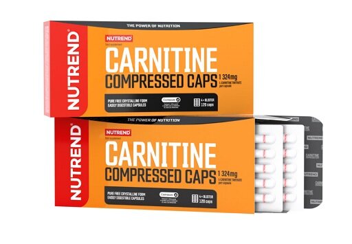 Nutrend L-Carnitine Compressed 120 Kapseln MHD 17.03.2026