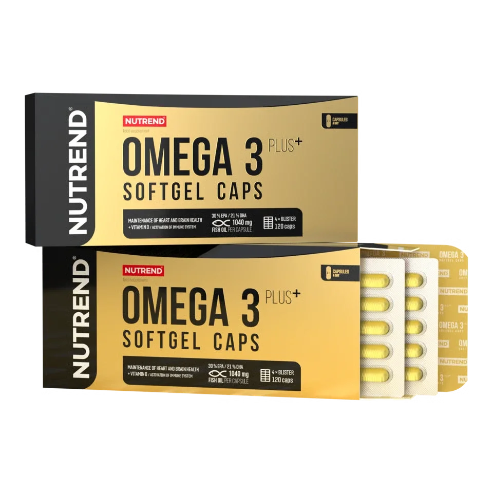 Nutrend Omega 3 Plus 120 Softgel Kapseln