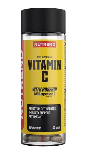 Nutrend Vitamin C 1000 mg mit Hagebutten 60 Kapseln