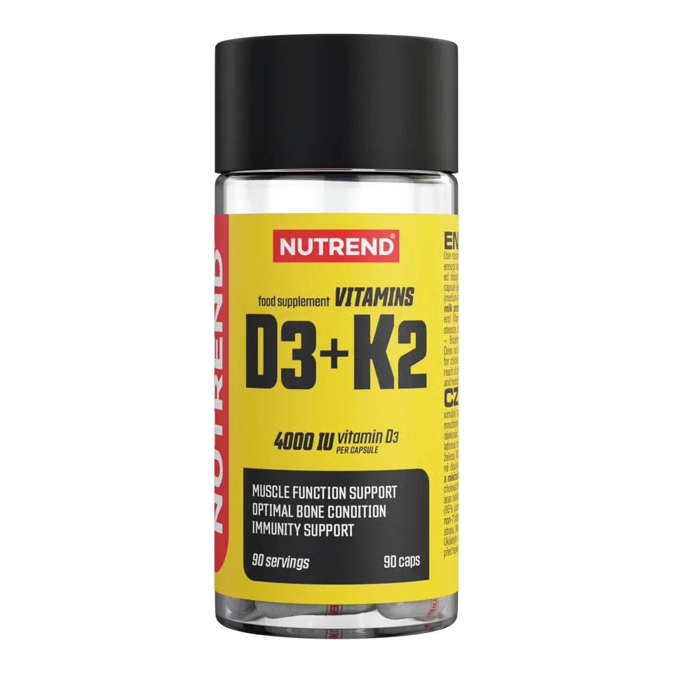 Nutrend Vitamin D3 + K2 4000 IU /60 ug- 90 Caps
