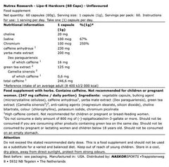 Nutrex Lipo 6 Hardcore 60 Kapseln
