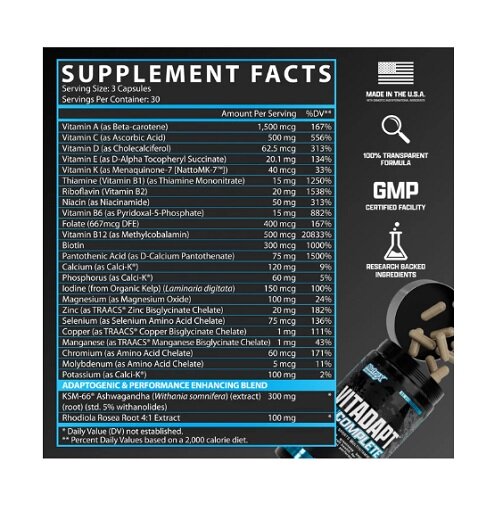 Nutrex Vitadapt Complete 90 Kapseln