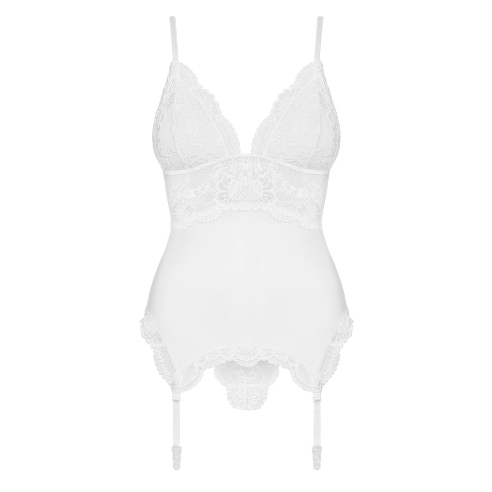 OB 810-COR-2 corset & thong white