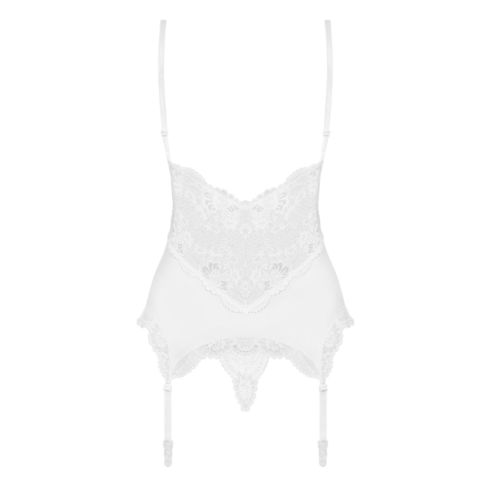 OB 810-COR-2 corset & thong white