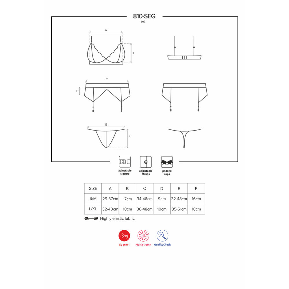 OB 810-SEG-2 3 pcs set white