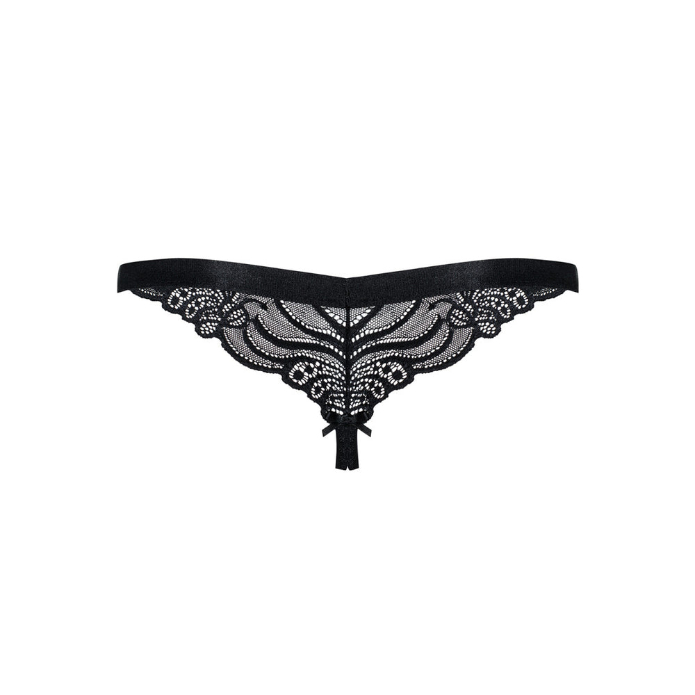 OB 828-THC-1 crotchless thong black