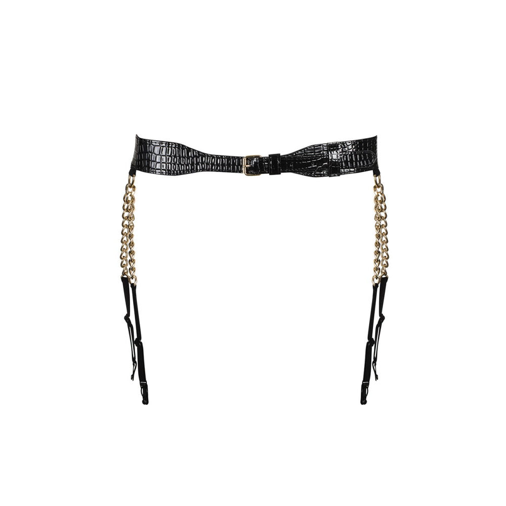 OB A767 garter belt black Size Plus