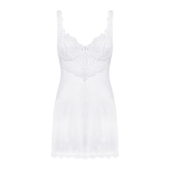 OB Amor Blanco underwire chemise & thong white